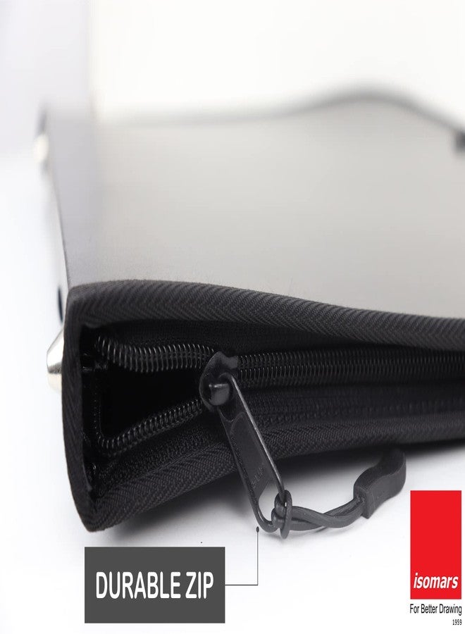 COI Faux LEATHERITE Black Cheque Book Holder/Document Folder - Image 4