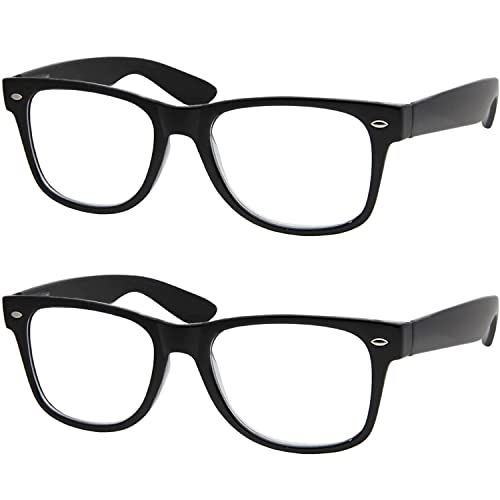 Yogo Vision Magnifying Glasses for Reading, High Magnification One Power Magnifier Readers 2 Pack: Black Frame 7 - Image 5