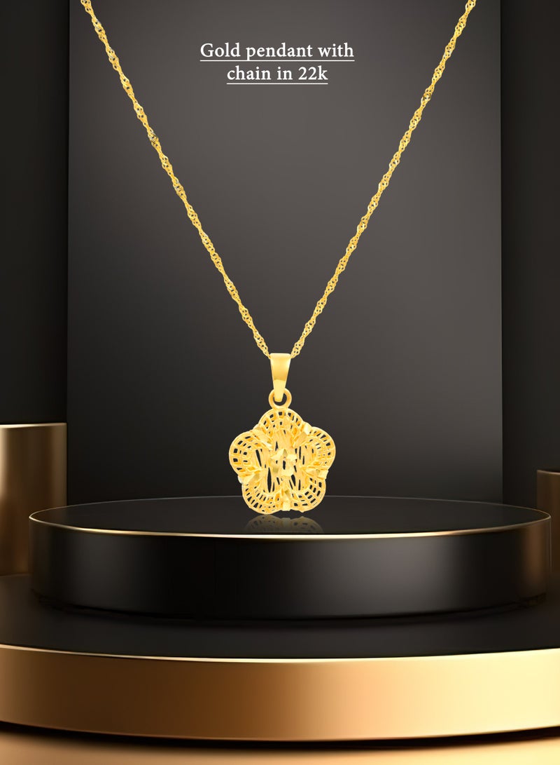 Elegant and Affordable 22kt Gold Necklaces