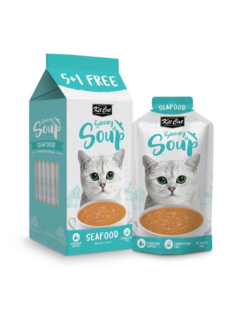 Kit Cat Savoury Soup Seafood 300g ( 6 X 50g ) - Image 3