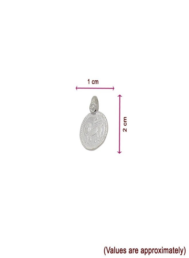MOONPLUS Sterling Silver Handmade Thambi Thozhan Set | Hip chain Pendant | Evil Eye Protection | Amulet for Hip Chain Baby - Image 3