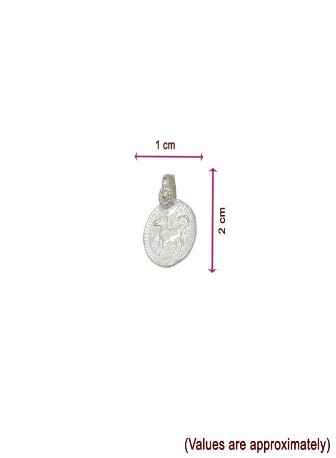 MOONPLUS Sterling Silver Handmade Thambi Thozhan Set | Hip chain Pendant | Evil Eye Protection | Amulet for Hip Chain Baby - Image 4