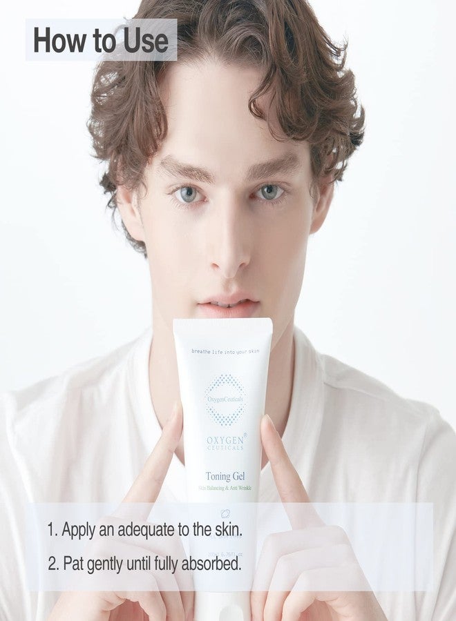 OxygenCeuticals Toning Gel - Anti-Aging Gel for Skin Firming and Toning, pH-Balancing Anti-Wrinkle Toner for Face and Body (200ml / 6.67 oz) - Image 4