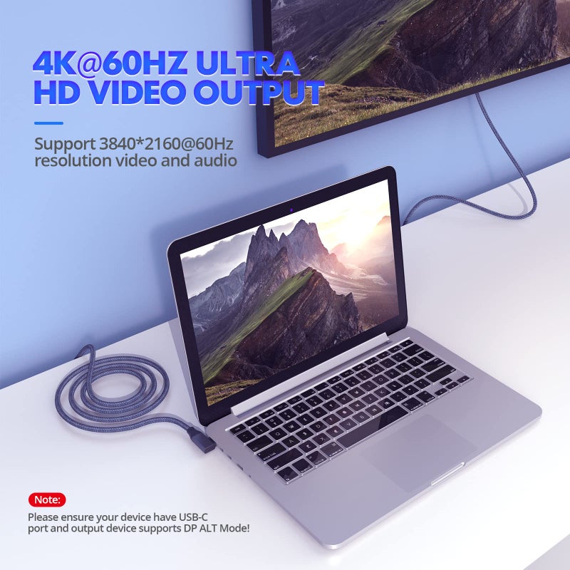 UseBean 6 inch USB C to USB C Cable Right Angle, 0.5ft Short USB-C Cable 100W, USBC 3.2 Gen2x2 20Gbps 4K Video, 90 Degree Type C to C Charging Cord for iPhone 16 15 Pro Max iPad MacBook Galaxy S25/S24 - Image 5