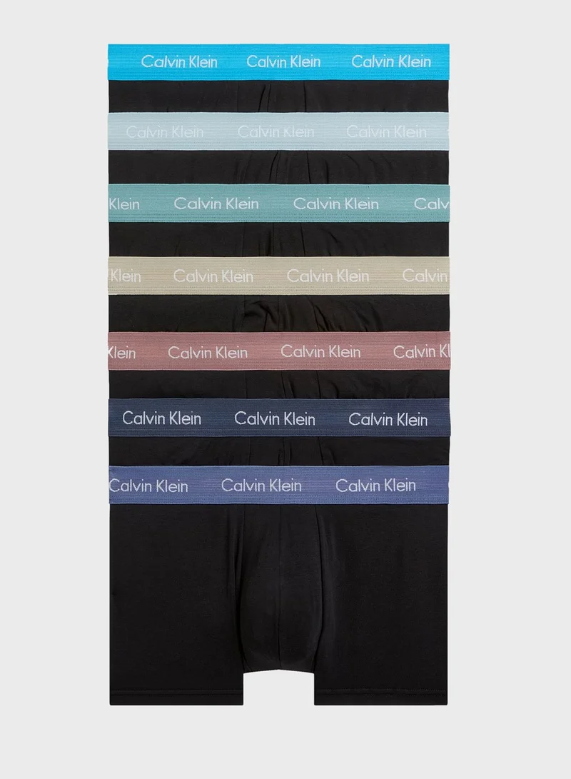 CALVIN KLEIN 7 Pack Low Rise Trunks