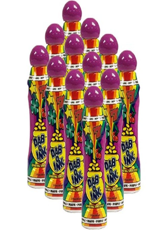 Dab-O-Ink One Dozen 3oz Purple Bingo Dauber - Image 1