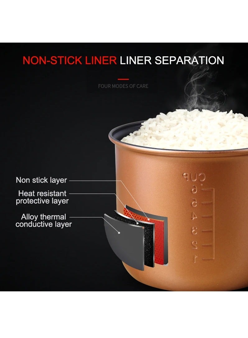 12V 24V Mini Car Rice Cooker 1.6L car trucks electric soup porridge cooking machine food steamer warmer fast heating lunch box(Black)  - Image 3