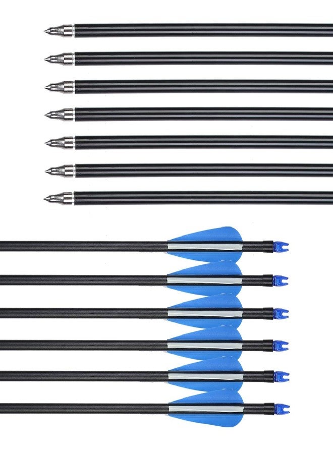 RedOak Archery Arrows for Recurve Bow Target Practice - Pack of 6 - Blue - 29 Inches - Image 4