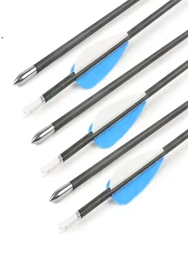 RedOak Archery Arrows for Recurve Bow Target Practice - Pack of 6 - Blue - 29 Inches - Image 5