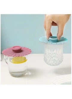 LDQ 3 Pcs Silicone Cup Covers, Multicolored Silicone Lids, Mug, Cup &Tea, Cup & Tea Pots, Flexible Mug Covers, Hot Cup Lids, Coffee Lids  - Image 4