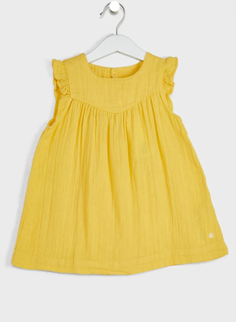 Petit Bateau Infant Ruffle Dress