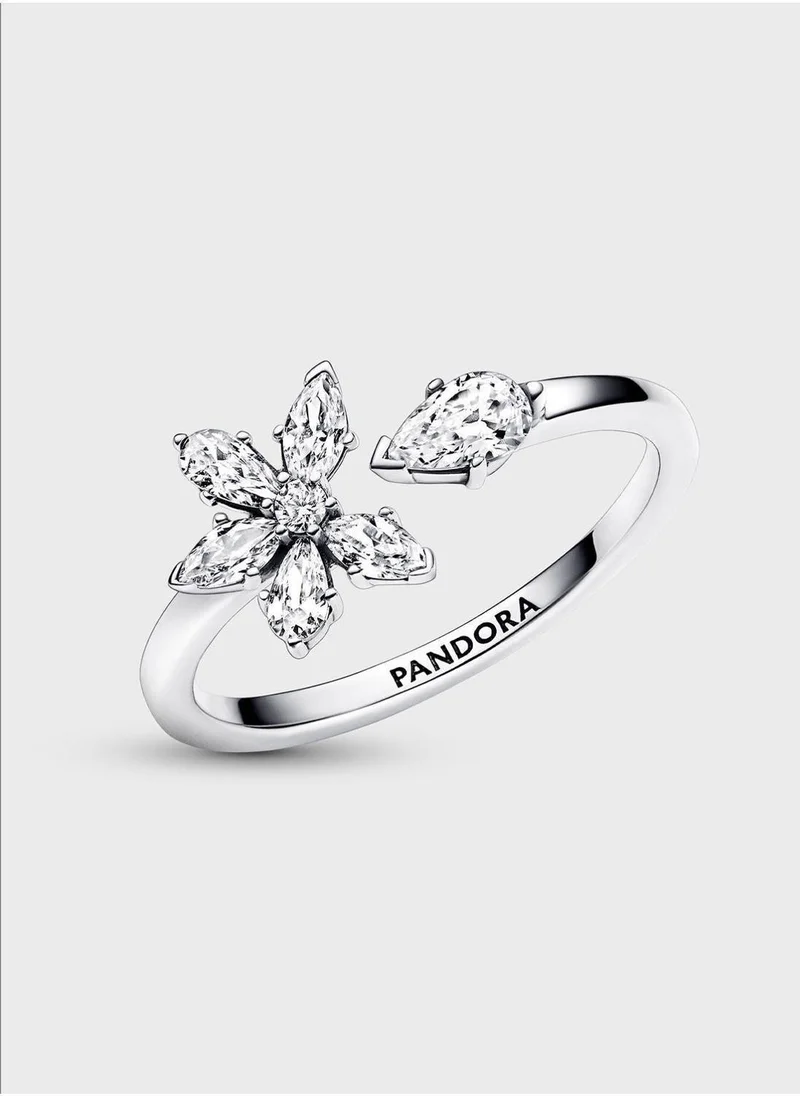 Pandora  Herbarium Cluster Sterling Silver Open Ring for Women | Best Price UAE