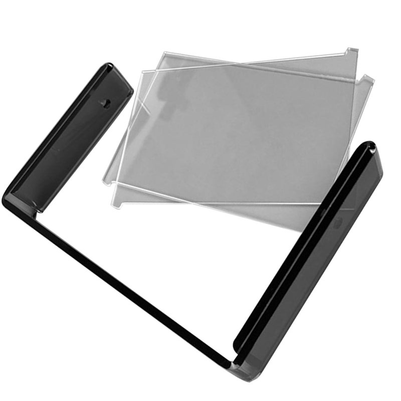 Rotating Floating Double Sided 6 Inch Acrylic Photo Frame For Desktop Display - Image 2