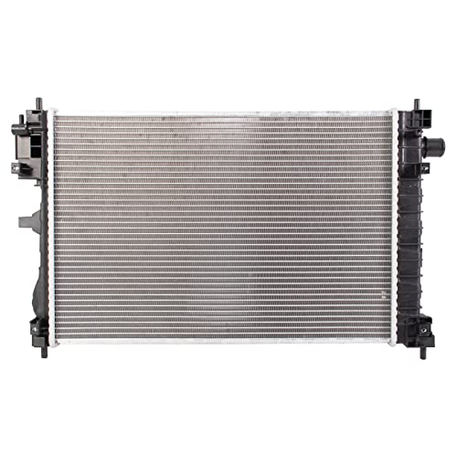 TRQ Radiator Assembly Aluminum Core Compatible with 16-21 Chevrolet Spark CU13590 - Image 1