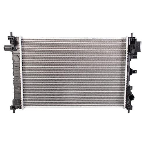 TRQ Radiator Assembly Aluminum Core Compatible with 16-21 Chevrolet Spark CU13590 - Image 2
