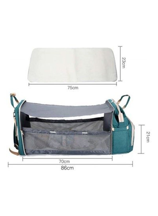 Baby Diaper Bag with Changing Station,Portable Diaper Bag Backpack with USB recharge,Girl Boy Diaper Bag,Large Capacity,900d Excellent Oxford (Green) - Image 4
