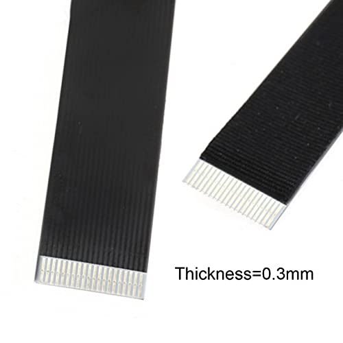 NFHK Up Angled USB 2.0 Type-A Male to Micro USB 5Pin Male Data Flat Slim FPC Cable for FPV & Disk & Phone 100CM - Image 4