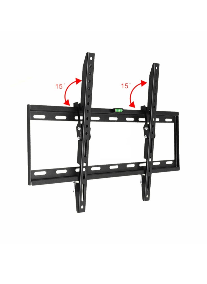FlashHawk Heavy-Duty TV Wall Mount Bracket for 32-70 Inch Screens, 45KG Load Capacity with ±15° Tilt, Anti-Rust Steel & Quadruple Hook Lock Design, Universal VESA 600x400mm  - Image 1