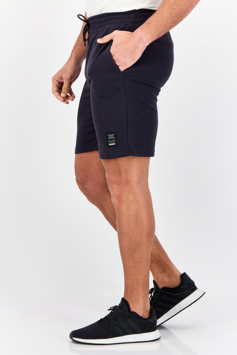 RBX Men Sportswear Fit Training Shorts, Navy  - Image 2