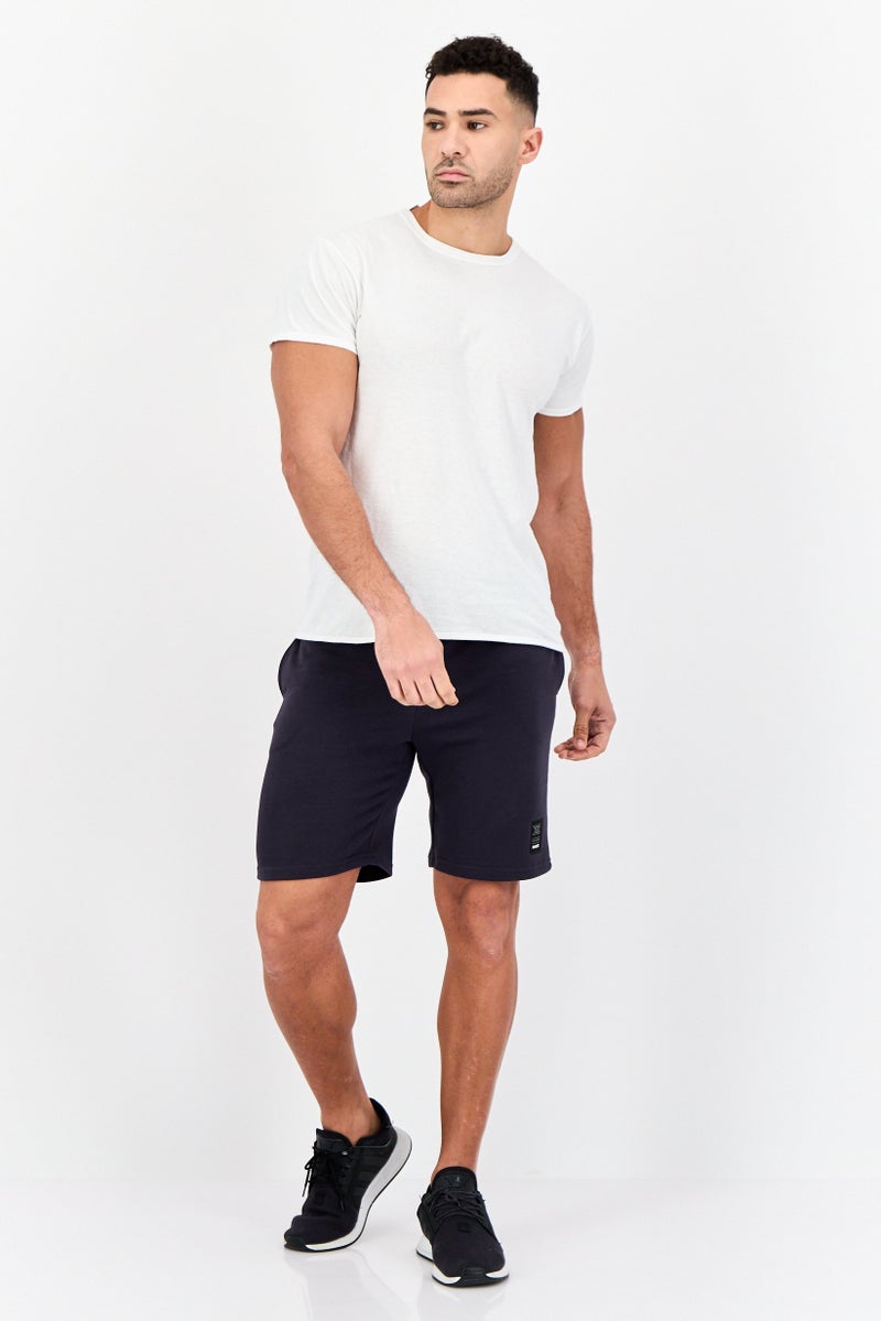 RBX Men Sportswear Fit Training Shorts, Navy  - Image 3