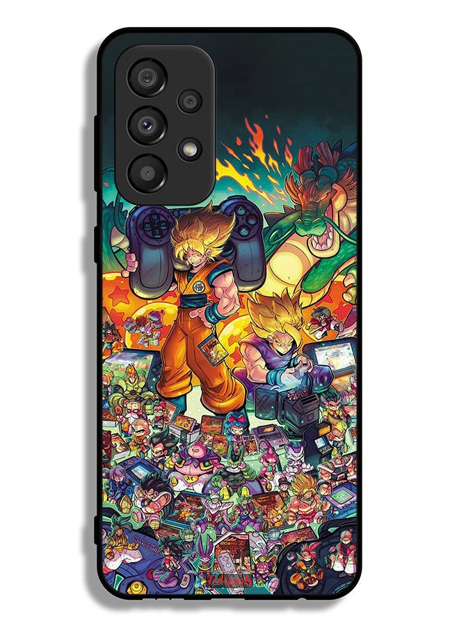 Tolwak Samsung Galaxy A33 5G Protective Case Cover Gamer Art Doodles - Image 1