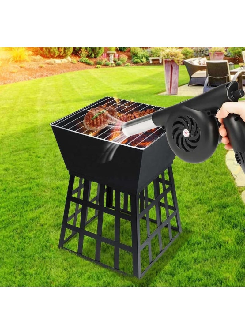 راكسوم منفاخ هواء كهربائي لاسلكي ممتاز قابل لإعادة الشحن بقوة 12 فولت مع التحكم في السرعة - أداة إطفاء أساسية في الهواء الطلق للشواء والتخييم والنزهات - Image 5