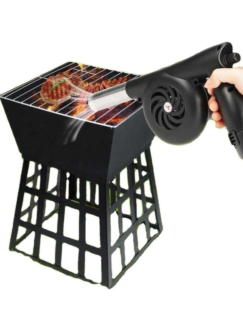 راكسوم منفاخ هواء كهربائي لاسلكي ممتاز قابل لإعادة الشحن بقوة 12 فولت مع التحكم في السرعة - أداة إطفاء أساسية في الهواء الطلق للشواء والتخييم والنزهات - Image 1