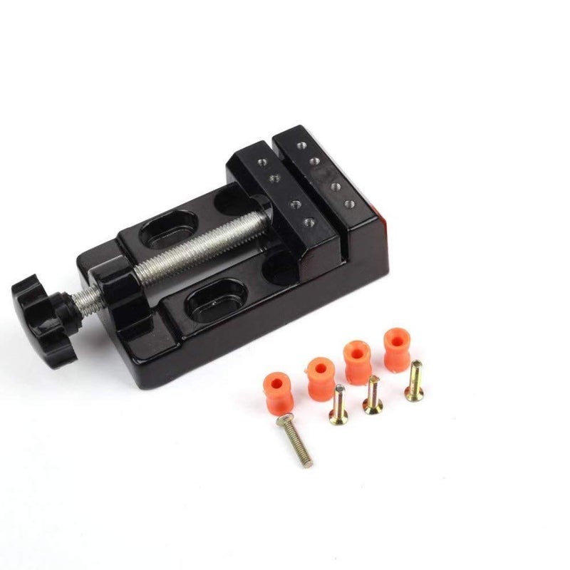 DIY Crafts Diy Crafts 11135 Mini Flat Clamp Table Jaw Bench Clamp Drill Press Vice Opening Parallel Multicolor  - Image 2