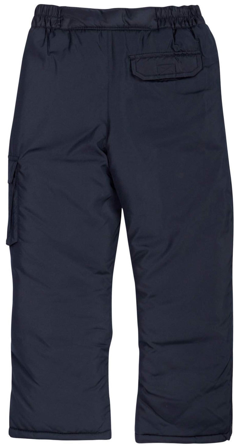 Cherokee Kids Snow Pants - Insulated Heavyweight Waterproof Ski Pants for Boys & Girls - Breathable Winter Gear for Kids, Size 8/10, Black - Image 5