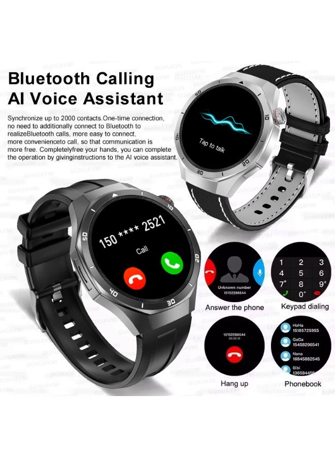Haino Teko Haino Teko RW-65 AMOLED Smart Watch with IP68 Water Resistant and Medical Measurements(Black) - Image 2
