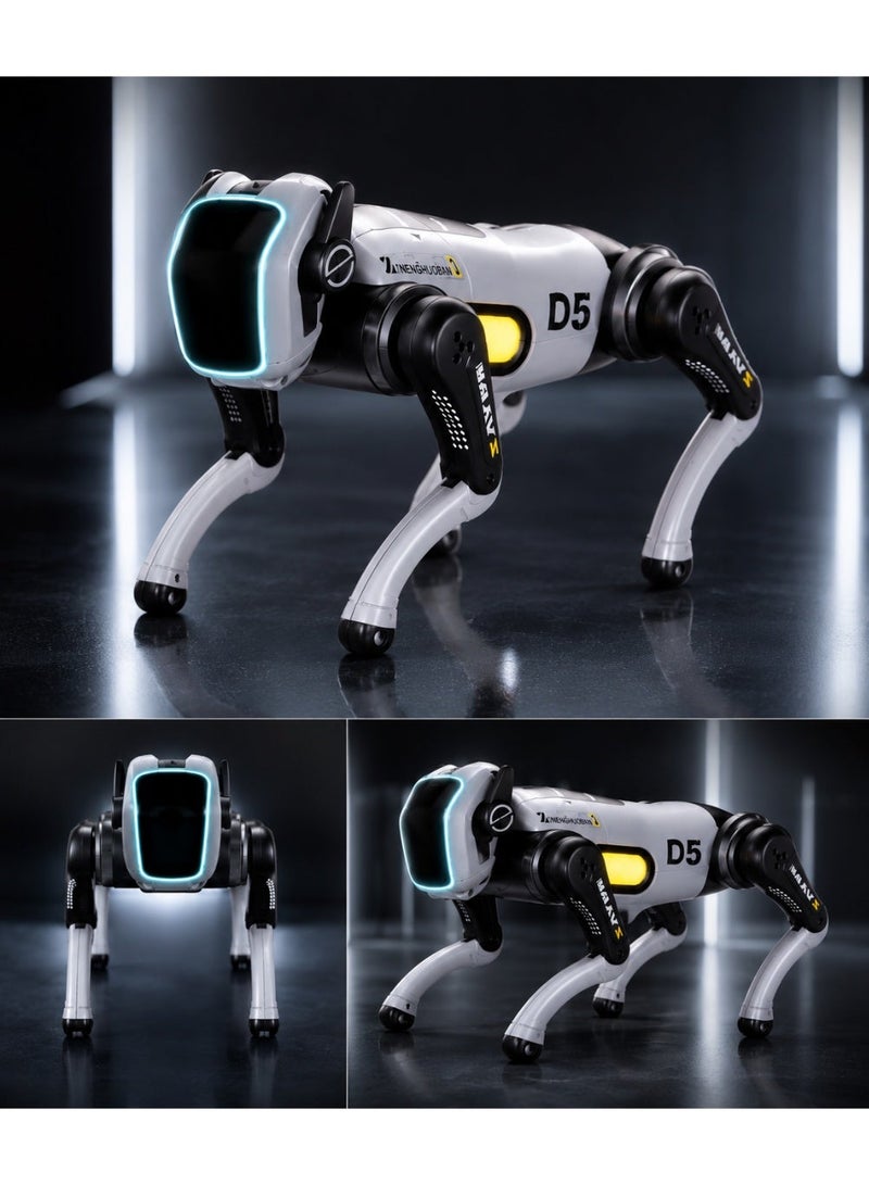 Remote Control Robot Dog for Kids, Smart RC Robot Dog Toy with Remote Control, Interactive Robotic Pet Puppy, Walking, Dancing, Singing, Talking, LED Eyes, Music & Lights, Touch Sensor, USB Rechargeable, STEM Educational Electronic Robot Gift for Boys & Girls Ages 6+ - Image 2