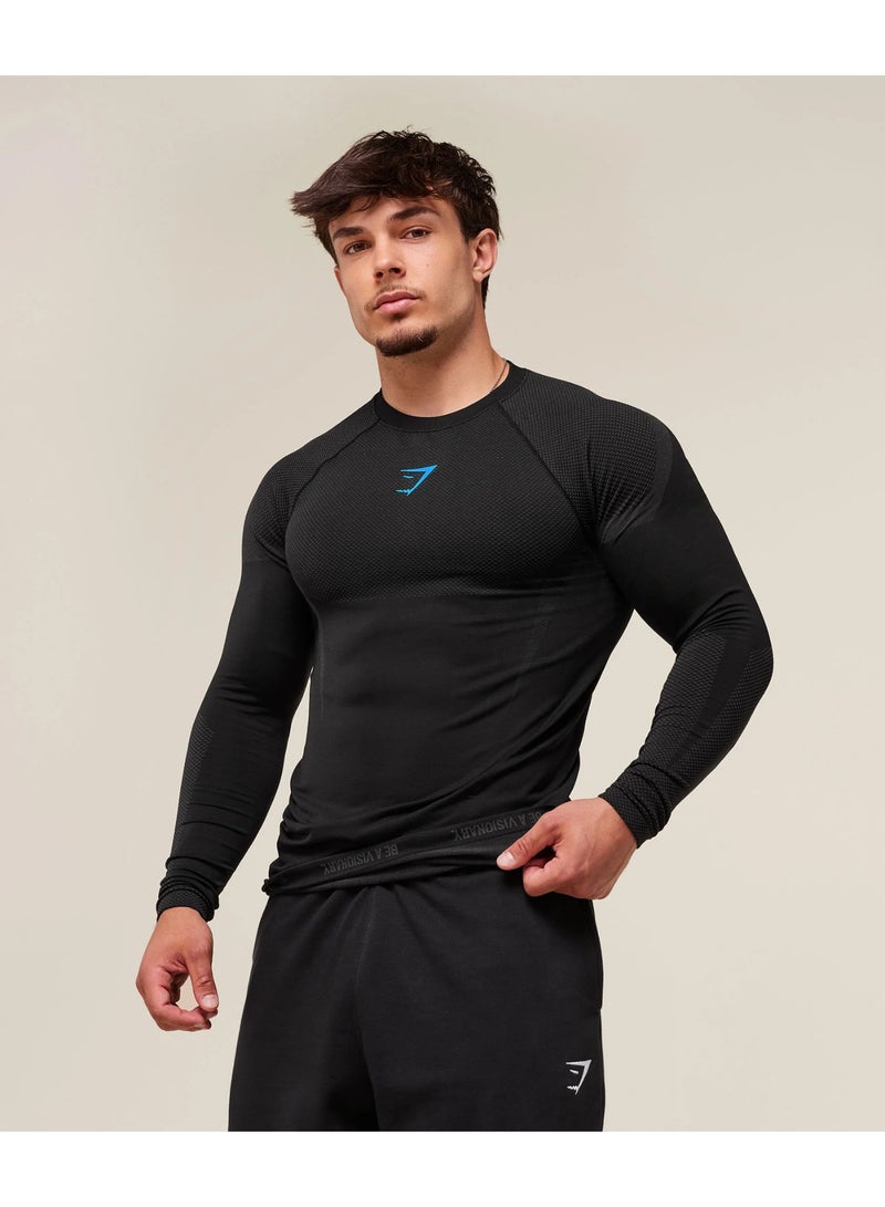 جيمشارك تي شيرت جيم شارك بدون درزات بأكمام طويلة - Image 4