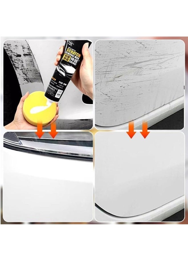 Generic - Car Scratch Repair Paste, Car Scratch Remover, Car Scratch Repair Paste Polishing Wax, Premium Scratch Remover Kit with Wipe & Sponge for Vehicles for Deep Scratches - Image 1