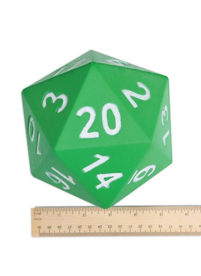 Learning Advantage - Jumbo Polyhedra Die 20 Sides Large Foam Dice For Games Teach Numbers Probability Addition And Subtraction - Image 1