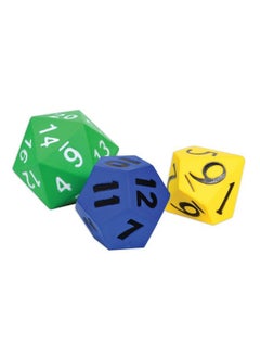 Learning Advantage Jumbo Polyhedra Die 20 Sides Large Foam Dice For Games Teach Numbers Probability Addition And Subtraction  - Image 4
