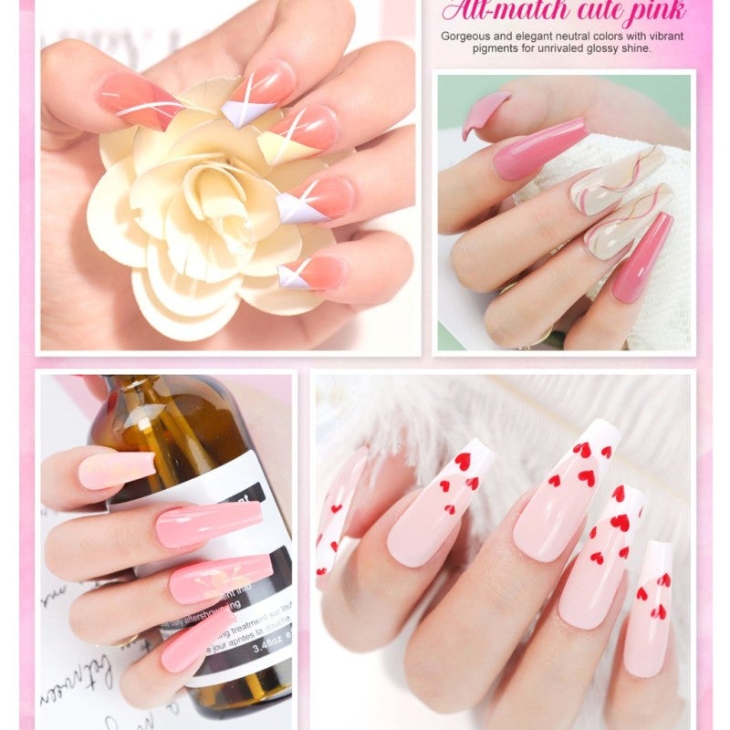 Nail Polish Gel 7 Popular Autumn Winter Colors High Color Saturation UV LED Gel - Long-lasting Adhesion Resists Chipping Gel Polish Set for Home Nail Care and Salon Use Beginners - Image 4