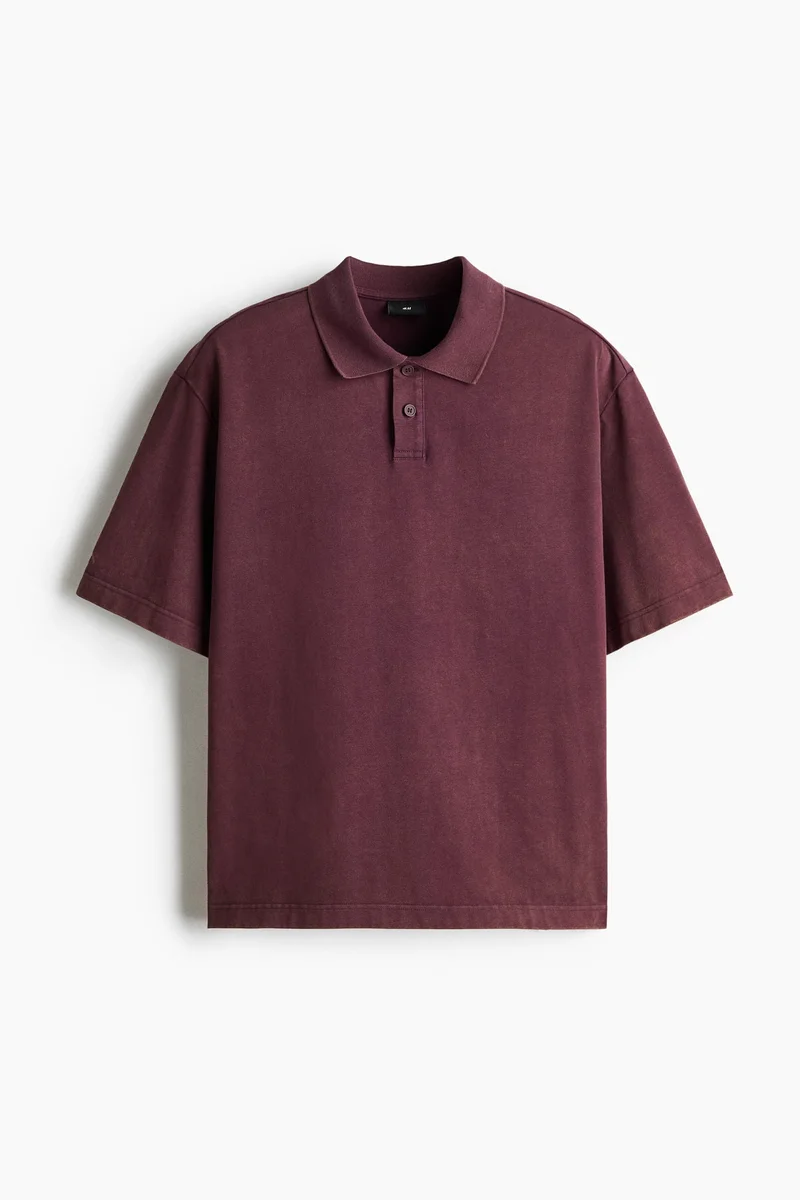 H&M  Loose Fit Cotton polo shirt for Men | Best Price UAE