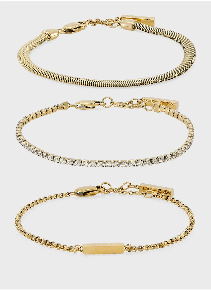 CALVIN KLEIN Hooked Trio Bracelets Sets