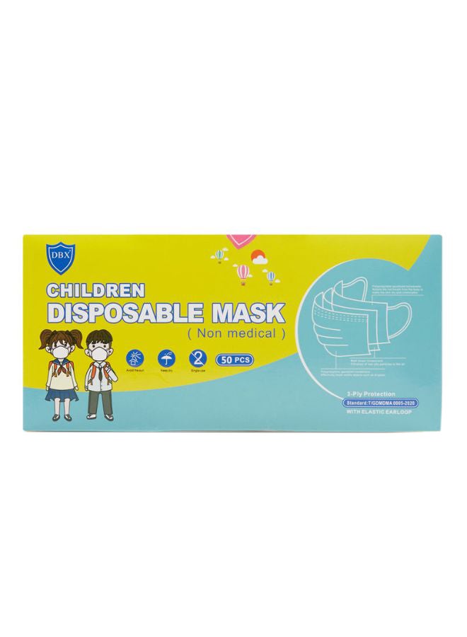 50-Piece Disposable Protective Face Mask Set - Image 4