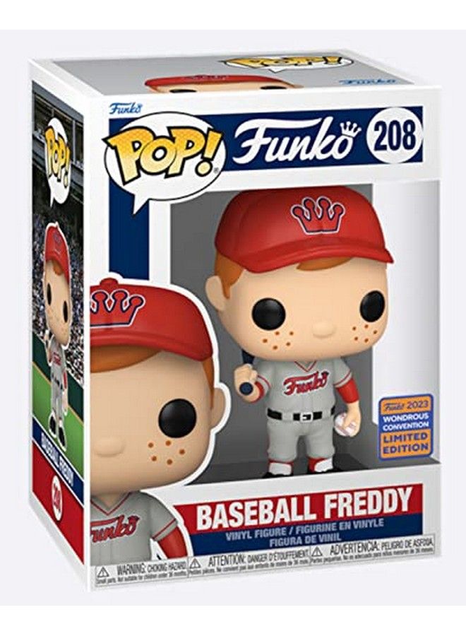 Funko Pop! Baseball Freddy Red Hat Wondercon  - Image 1