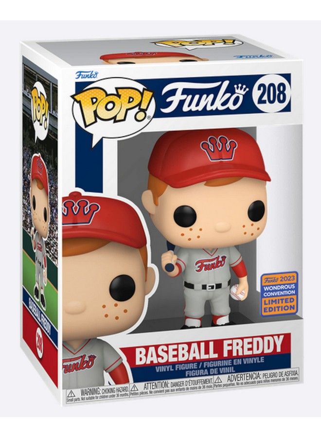Funko Pop! Baseball Freddy Red Hat Wondercon  - Image 2