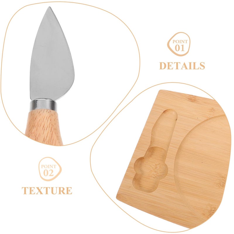 Wooden Butter Dish with Lid and Spreader Set for Refrigerator Storage Cheese Keeper - Image 4