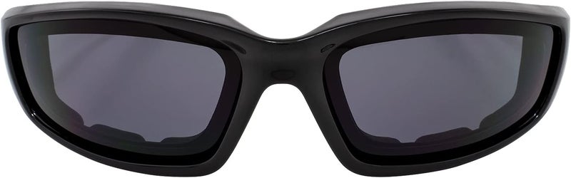 Birdz نظارات موتوسيكل بيدز المبطنة - 3 أزواج (مدخن، شفاف، أصفر) - Image 4