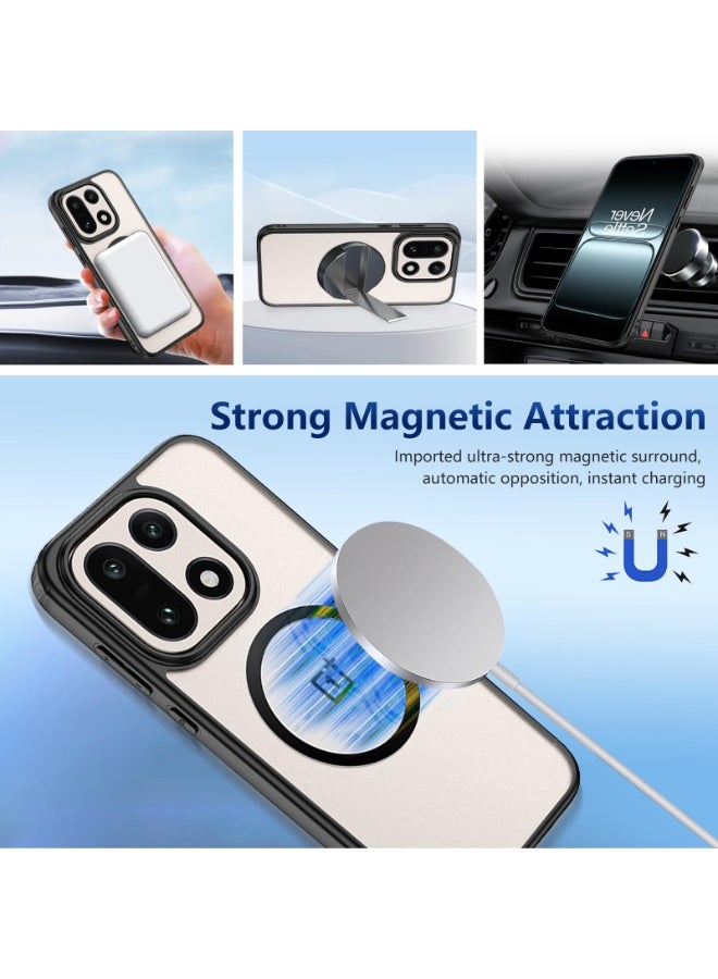 general Case Cover for OnePlus 15, Phone Case Compatible with OnePlus 15 Cases Magsafe, Magnetic Charging Type Protective Shell Premium PC Material,Phone Cover with Scratch and Drop Resistant - Image 2