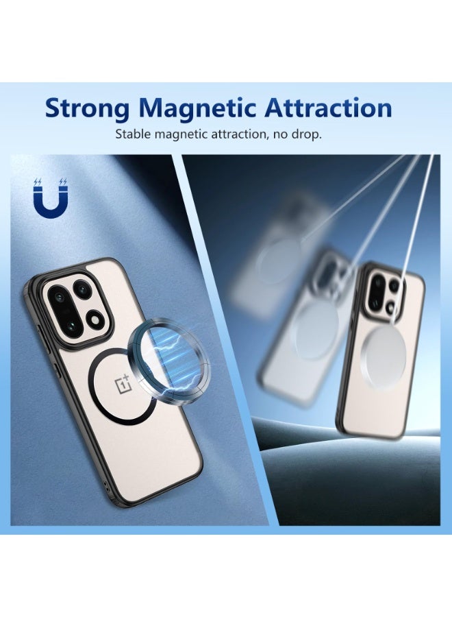 general Case Cover for OnePlus 15, Phone Case Compatible with OnePlus 15 Cases Magsafe, Magnetic Charging Type Protective Shell Premium PC Material,Phone Cover with Scratch and Drop Resistant - Image 3