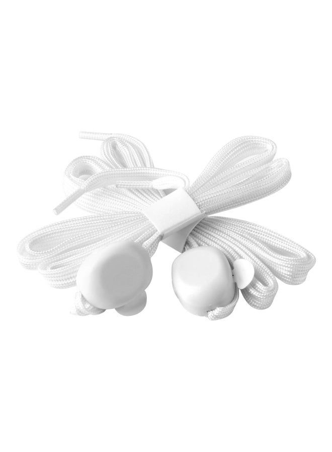 غنافوتو أربطة الحذاء ذات الإضاءة العالية -3 أوضاع و 7 سلاسل أحذية وامضة الألوان للحفلات الليلية والرقص وركوب الدراجات (زوج واحد أبيض) - Image 3