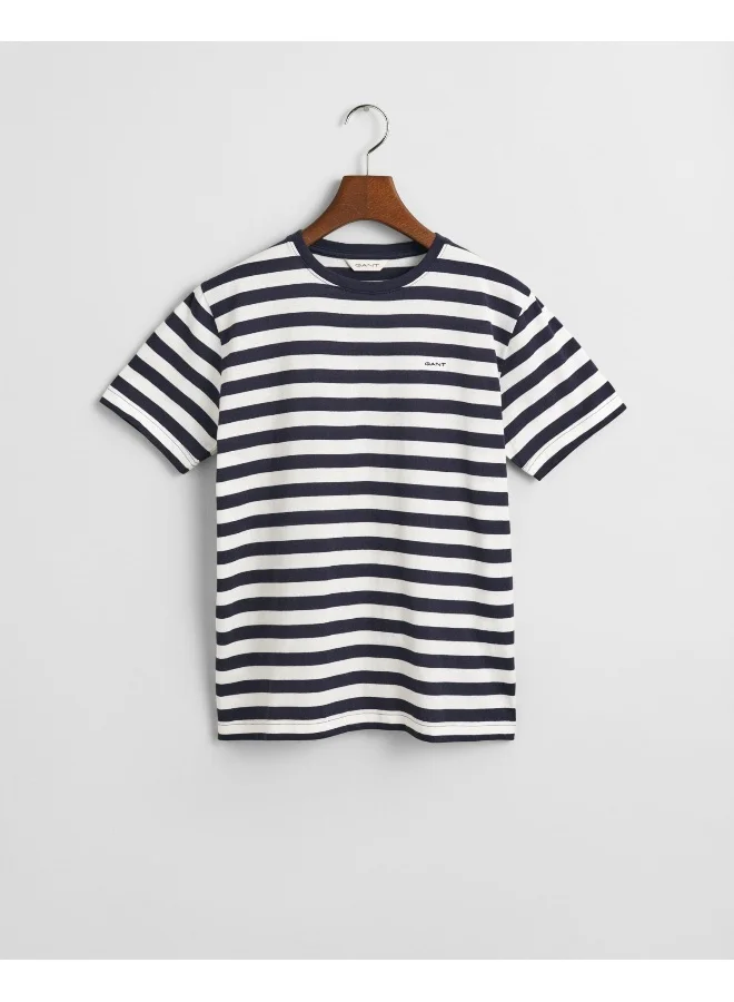 غانت Gant Striped Shield T-Shirt
