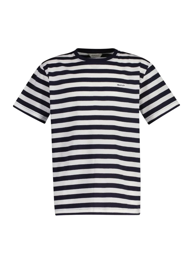 غانت Gant Striped Shield T-Shirt