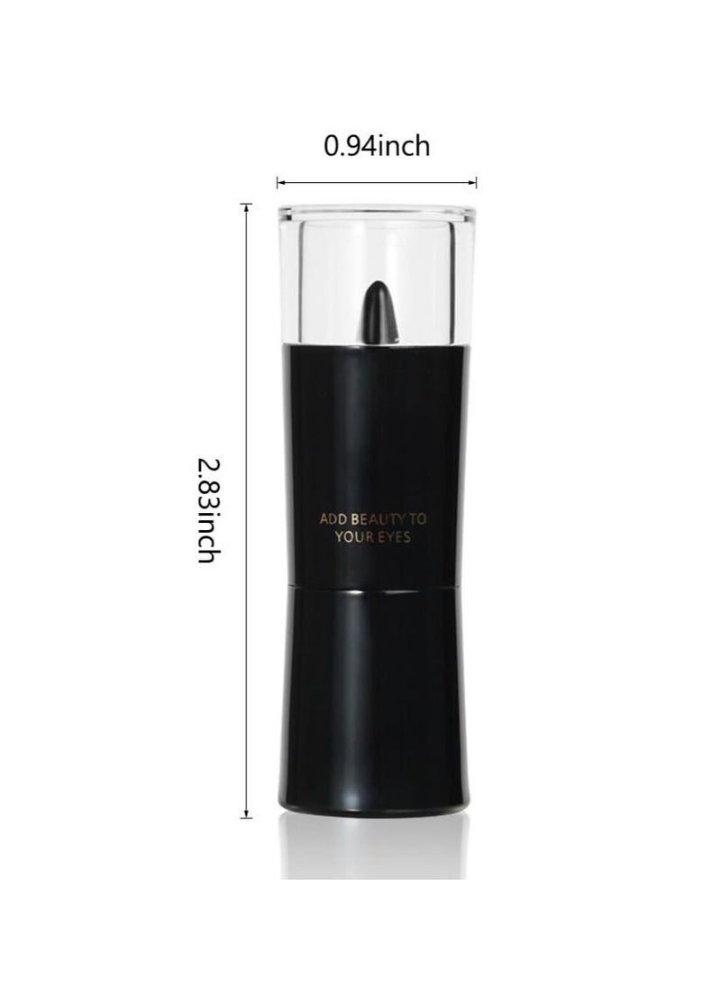 Excefore - Black Gel Eyeliner Pen Set, 4Pcs Eye Black Eyeshadow Stick Makeup, Matte Waterproof Eye Liner Pencils, Cat Eye Eyeliner Stamp stencils Tool Suitable for novice makeup, beautiful makeup - Image 1