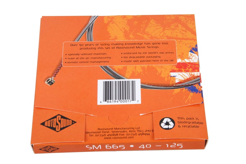 Rotosound SM665 Swing Bass 66 Stainless Steel 5 String Bass Guitar Strings (40 60 80 100 125) - Image 2
